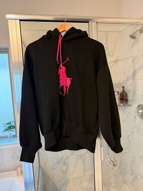Ralph Lauren Pink Pony Breast Cancer Hoodie-M